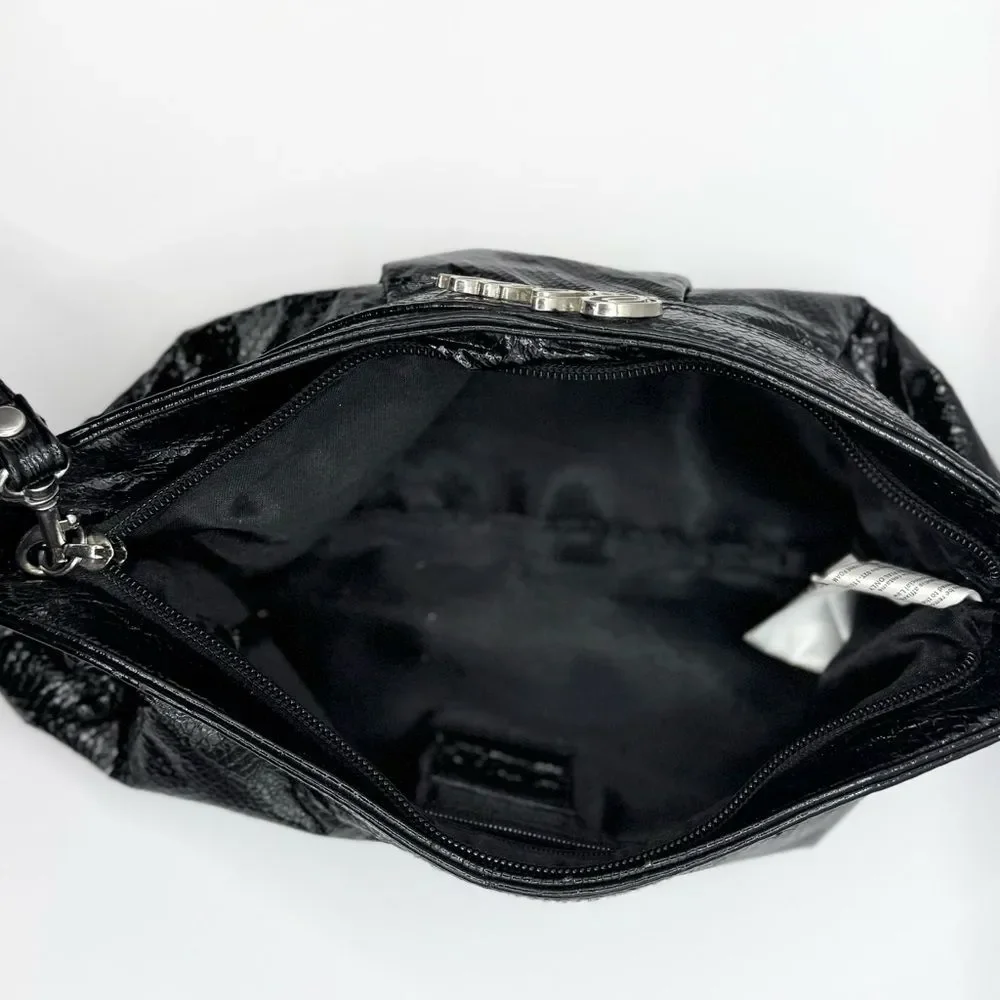 XOXO Black Clutch Elegant Wristlet Design